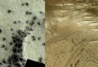 Mysterious Shapes on Mars The Mystery of the Spiders