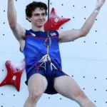 Sport Climbing Combined Olympics 2024 Sam Watson Sets World Record in Speed Climbing